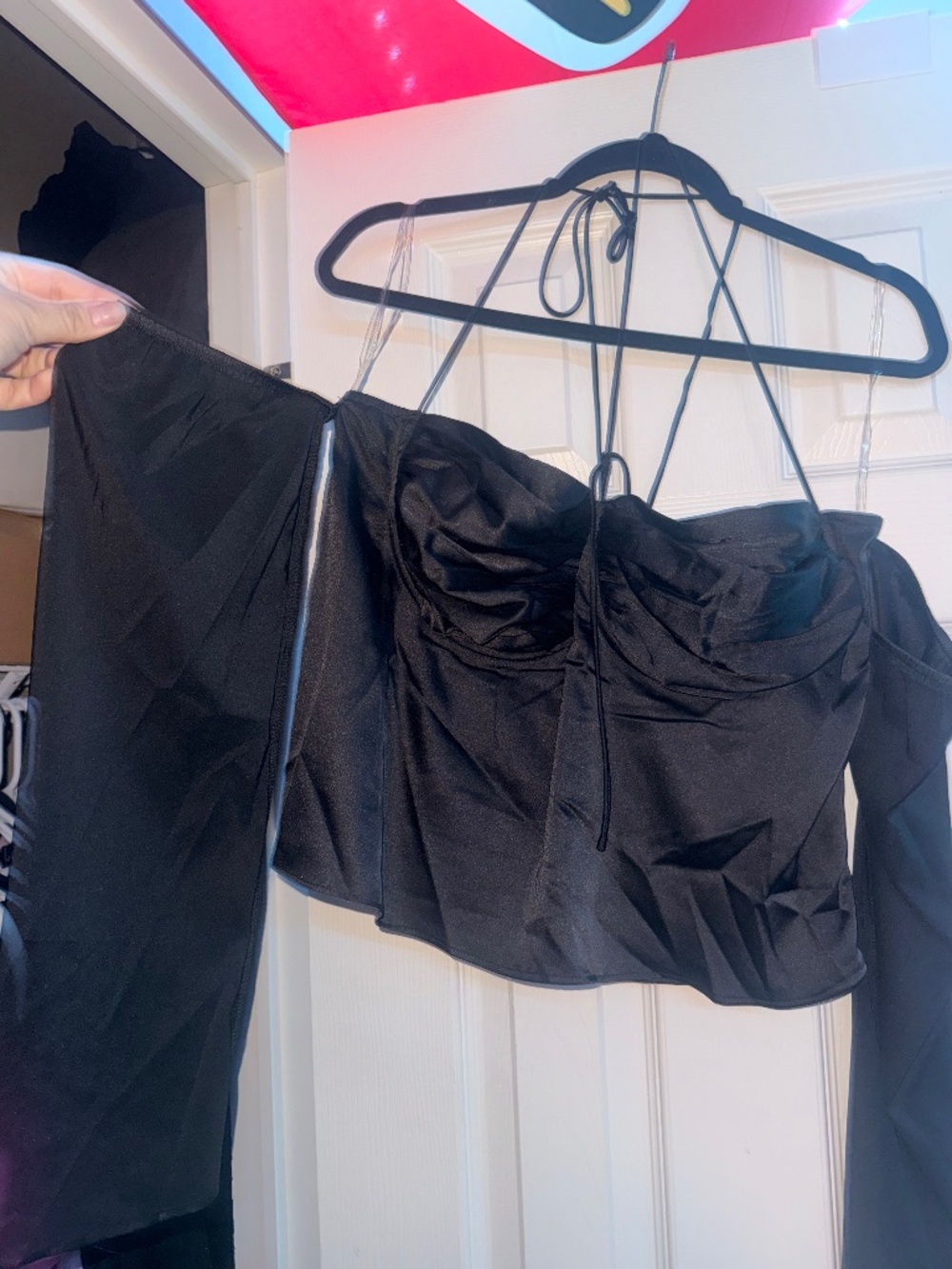 Satin top